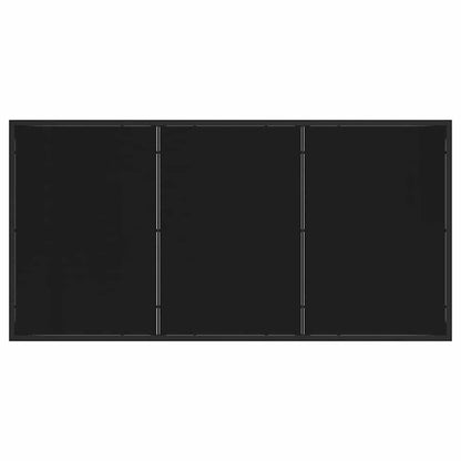 Garden Dining Set 5 pcs Black Poly Rattan