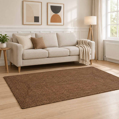 Area Rug Grey 100 x 200 cm Jute