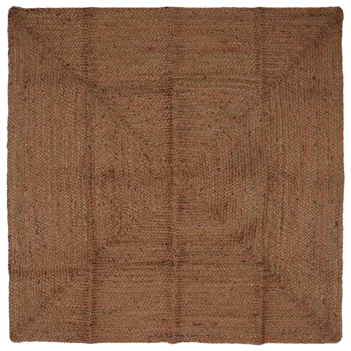 Area Rug Grey 120 x 120 cm Jute