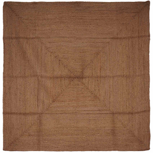Area Rug Grey 300 x 300 cm Jute