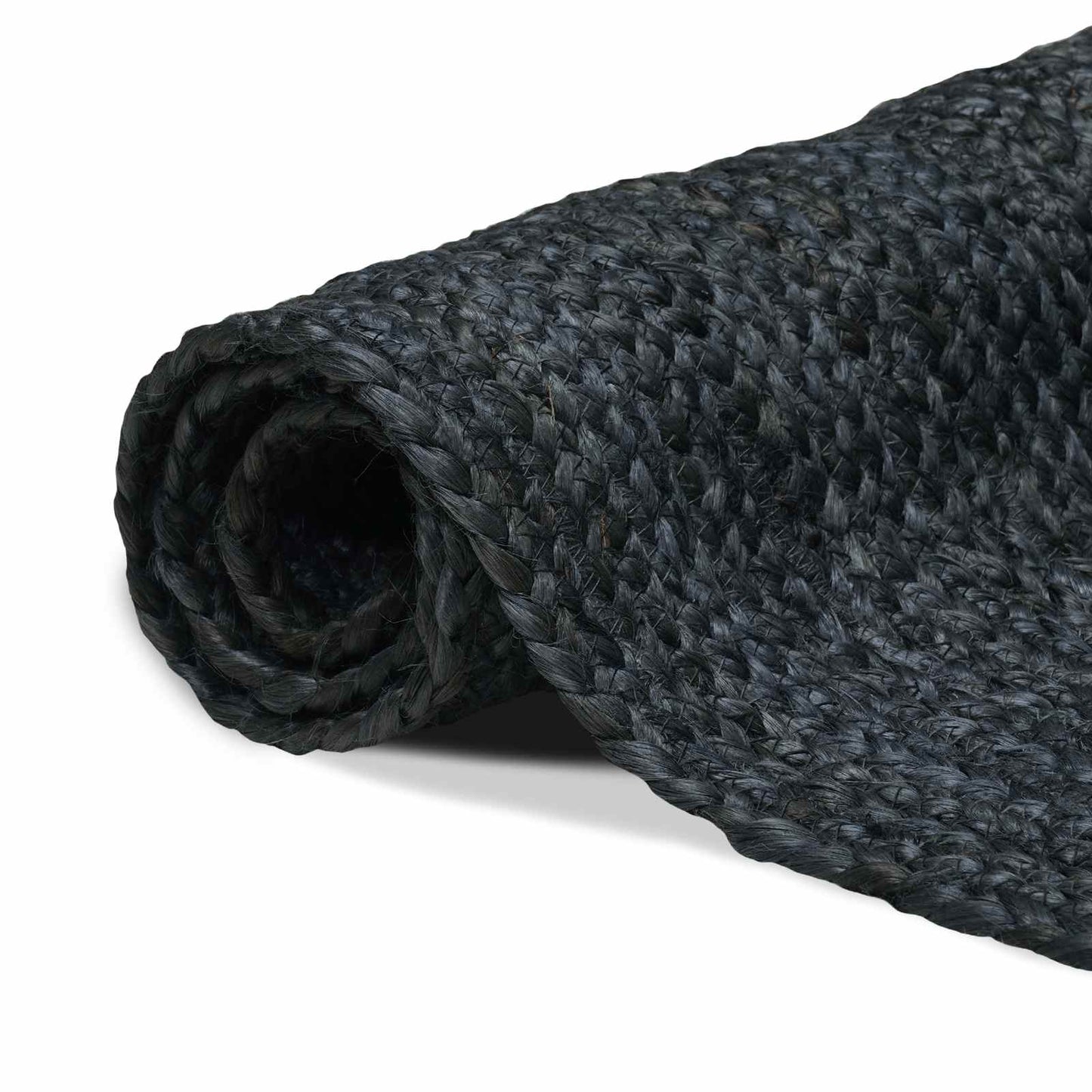 Area Rugs Rectangular Dark Grey 60 x 200 cm Jute