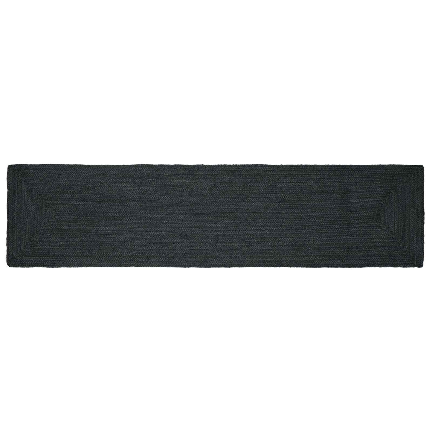 Area Rugs Rectangular Dark Grey 60 x 250 cm Jute