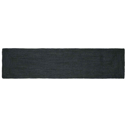 Area Rugs Rectangular Dark Grey 60 x 250 cm Jute