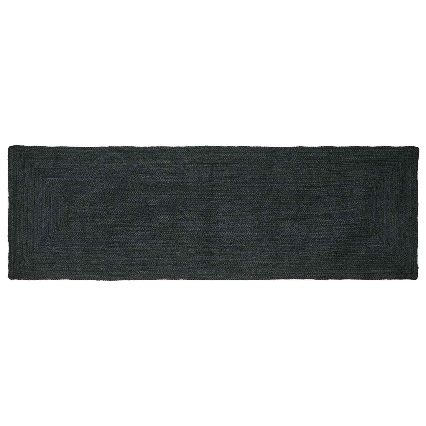 Area Rugs Rectangular Dark Grey 80 x 300 cm Jute