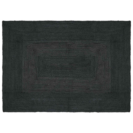 Area Rug Dark Grey 120 x 170 cm Jute