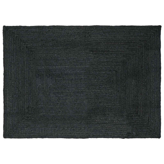 Area Rug Dark Grey 160 x 230 cm Jute