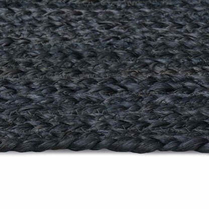 Area Rugs Square Dark Grey 200 x 200 cm Jute