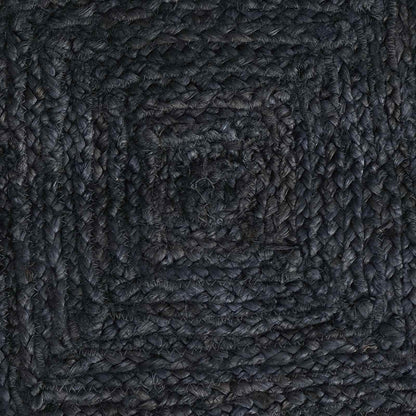 Area Rugs Square Dark Grey 200 x 200 cm Jute
