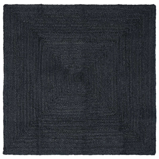 Area Rug Dark Grey 240 x 240 cm Jute