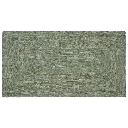 Area Rug Olive Green 80 x 150 cm Jute