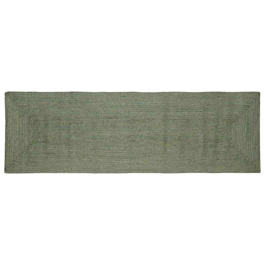 Area Rug Olive Green 80 x 200 cm Jute