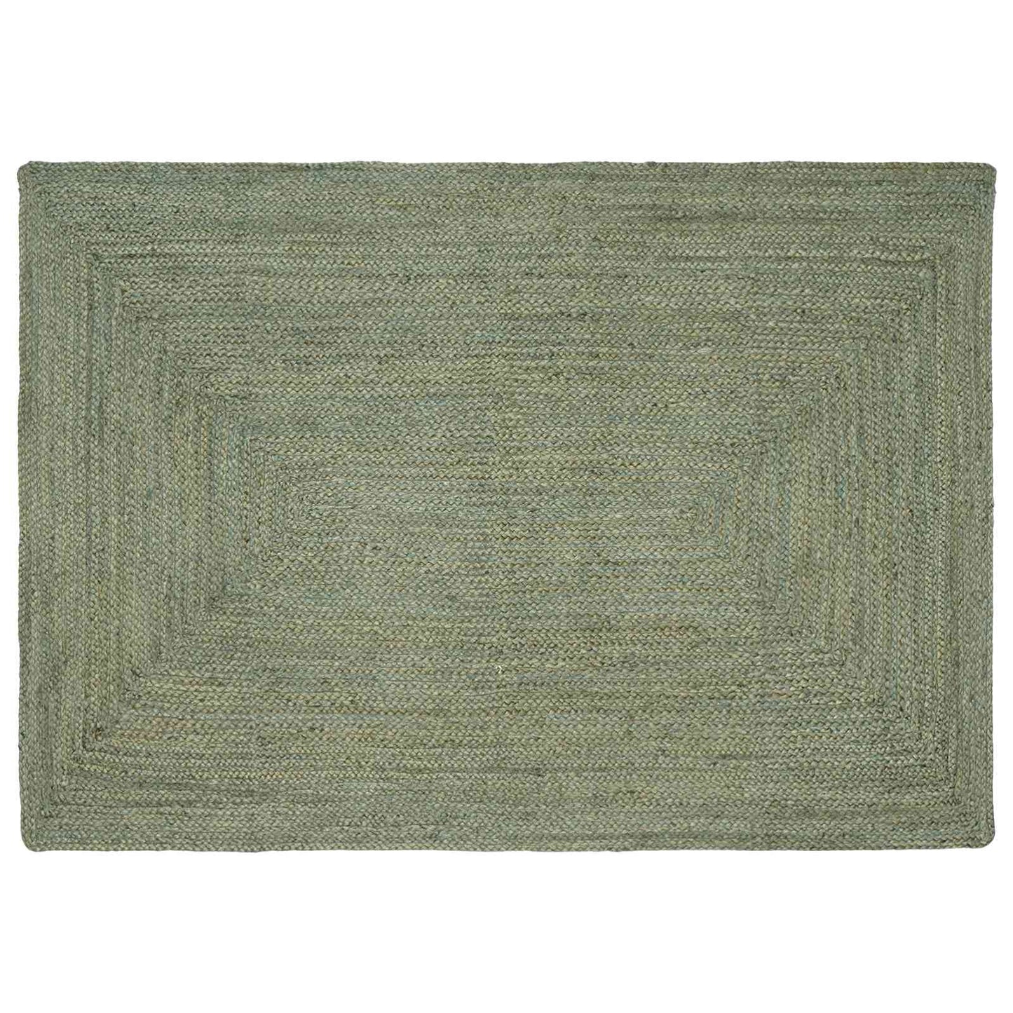 Area Rugs Rectangular Olive Green 120 x 170 cm Jute