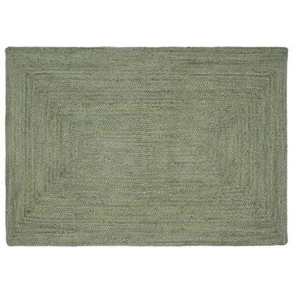 Area Rugs Rectangular Olive Green 120 x 170 cm Jute