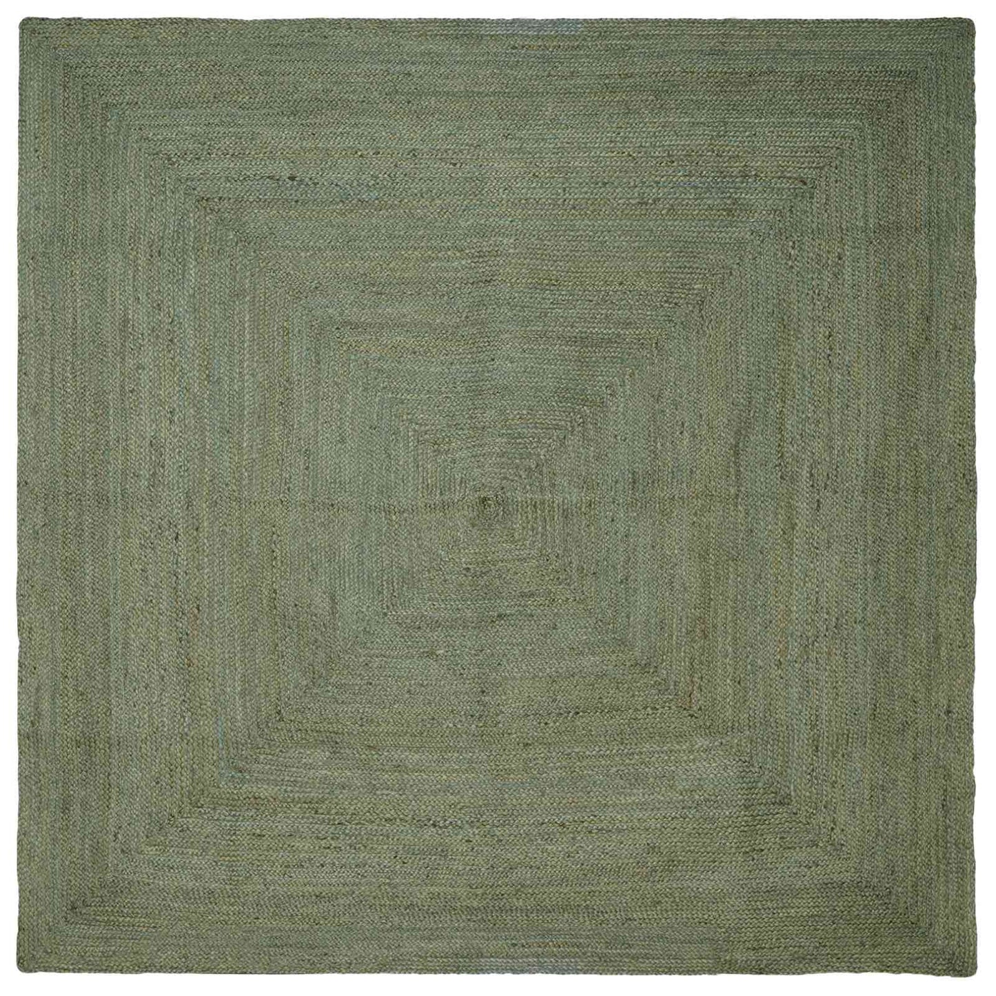 Area Rugs Square Olive Green 200 x 200 cm Jute