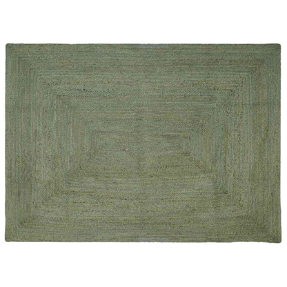 Area Rugs Rectangular Olive Green 240 x 340 cm Jute