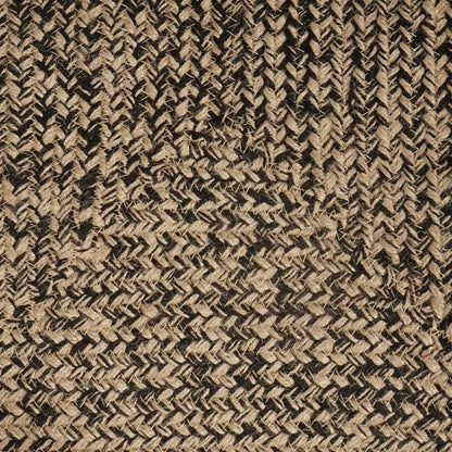 Area Rugs Natural and Black 160 x 160 cm Jute