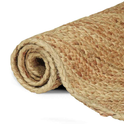 Area Rugs Natural 120 x 120 cm Jute