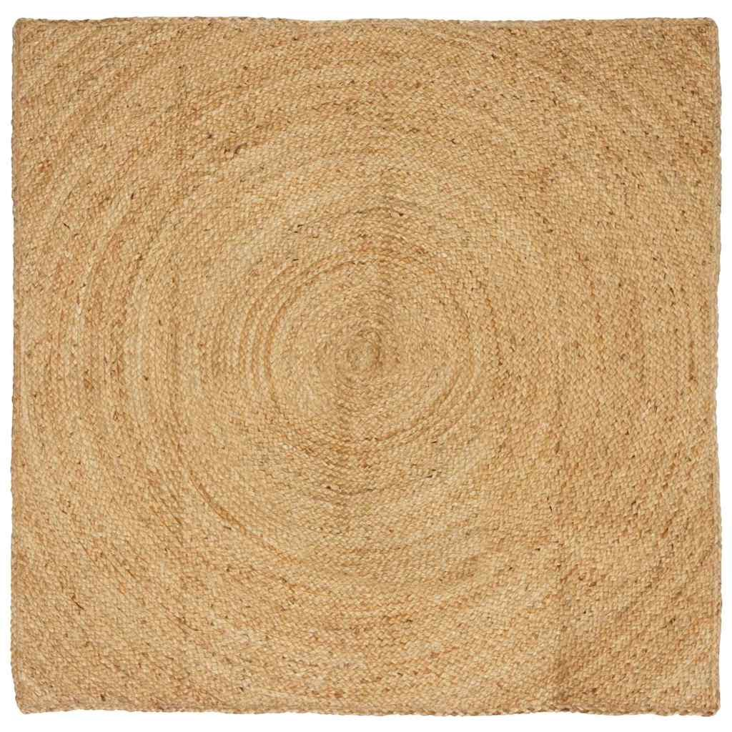 Area Rugs Natural 120 x 120 cm Jute