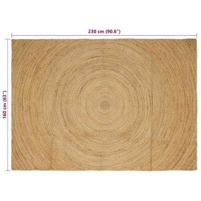 Area Rugs Natural 160 x 230 cm Jute
