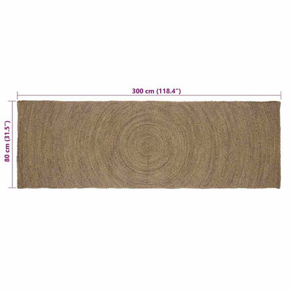Area Rugs Grey 80 x 300 cm Jute