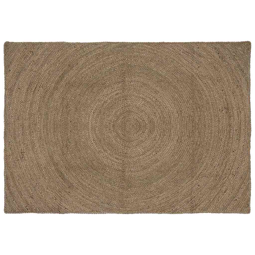 Area Rugs Grey 140 x 200 cm Jute