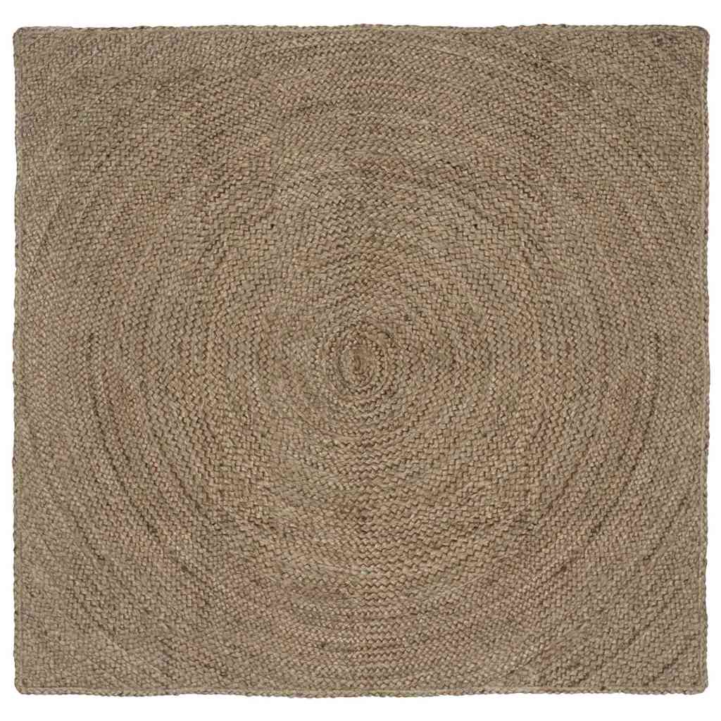 Area Rugs Grey 160 x 160 cm Jute