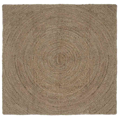 Area Rugs Grey 160 x 160 cm Jute
