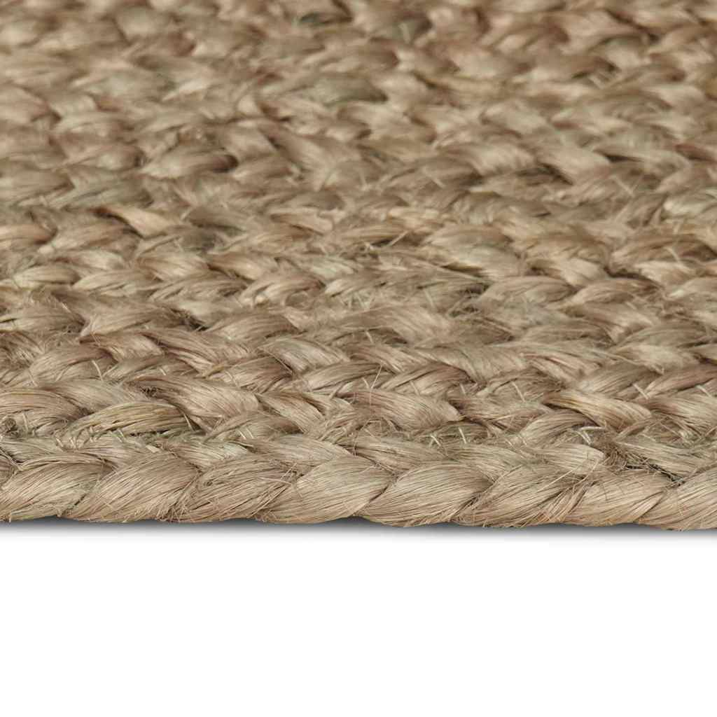 Area Rugs Grey 240 x 240 cm Jute