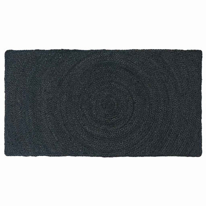 Area Rugs Dark Grey 60 x 110 cm Jute