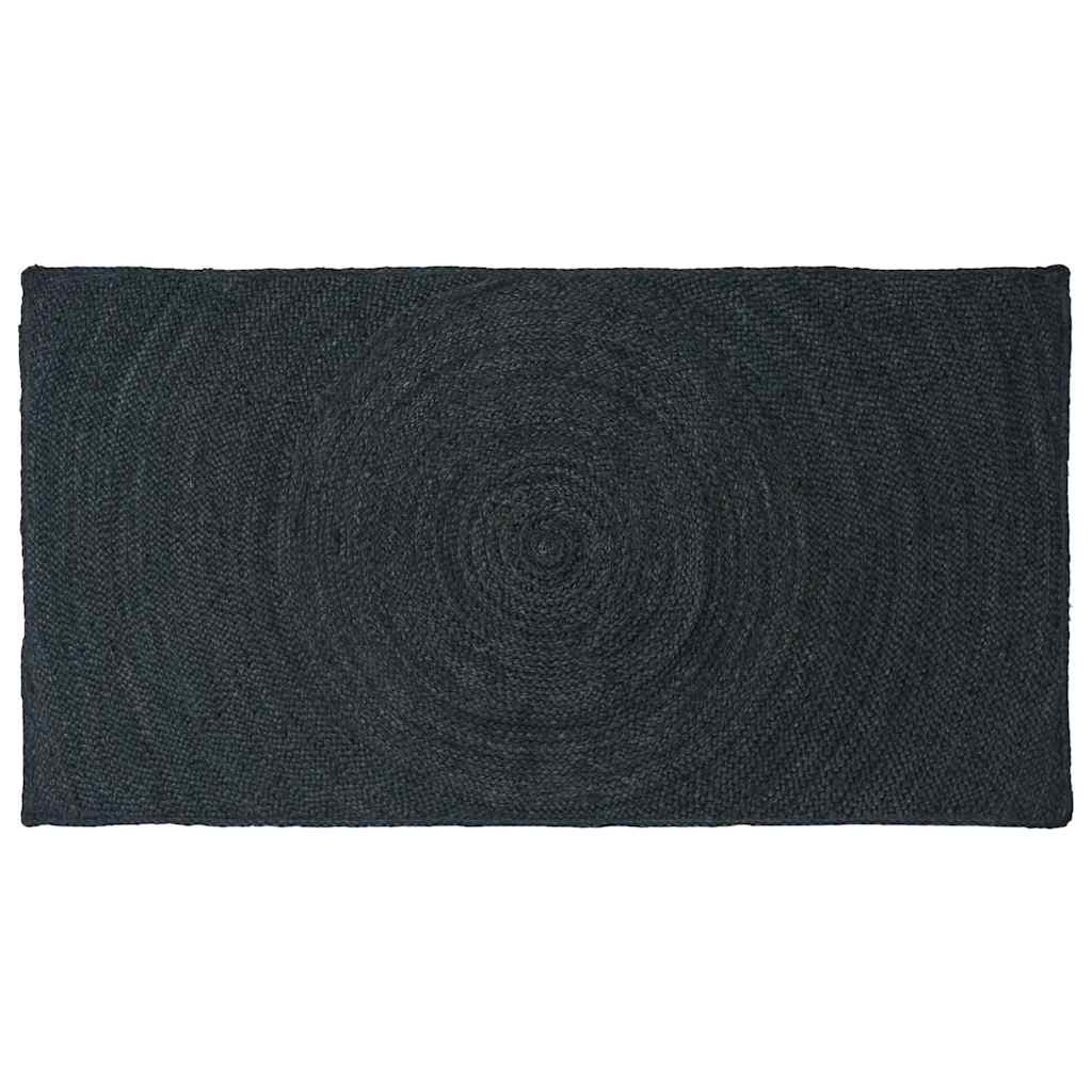 Area Rugs Dark Grey 80 x 150 cm Jute