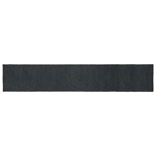 Area Rug Dark Grey 80 x 400 cm Jute