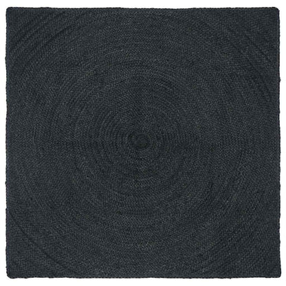 Area Rugs Dark Grey 120 x 120 cm Jute