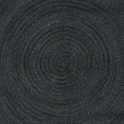 Area Rugs Dark Grey 240 x 240 cm Jute