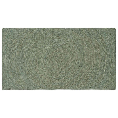Area Rugs Olive Green 60 x 110 cm Jute