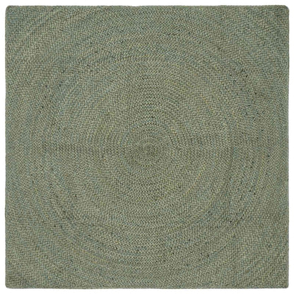 Area Rugs Olive Green 120 x 120 cm Jute