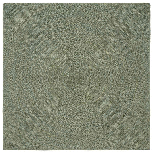 Area Rugs Olive Green 120 x 120 cm Jute