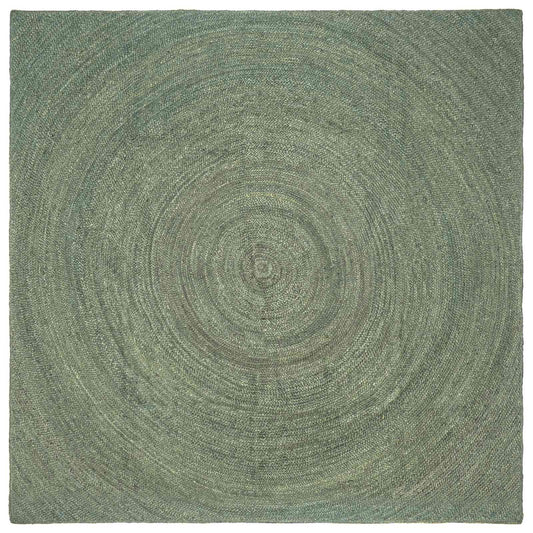 Area Rugs Olive Green 240 x 240 cm Jute