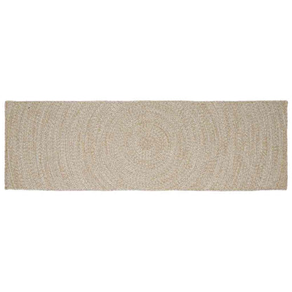 Area Rugs Natural and White 80 x 300 cm Jute