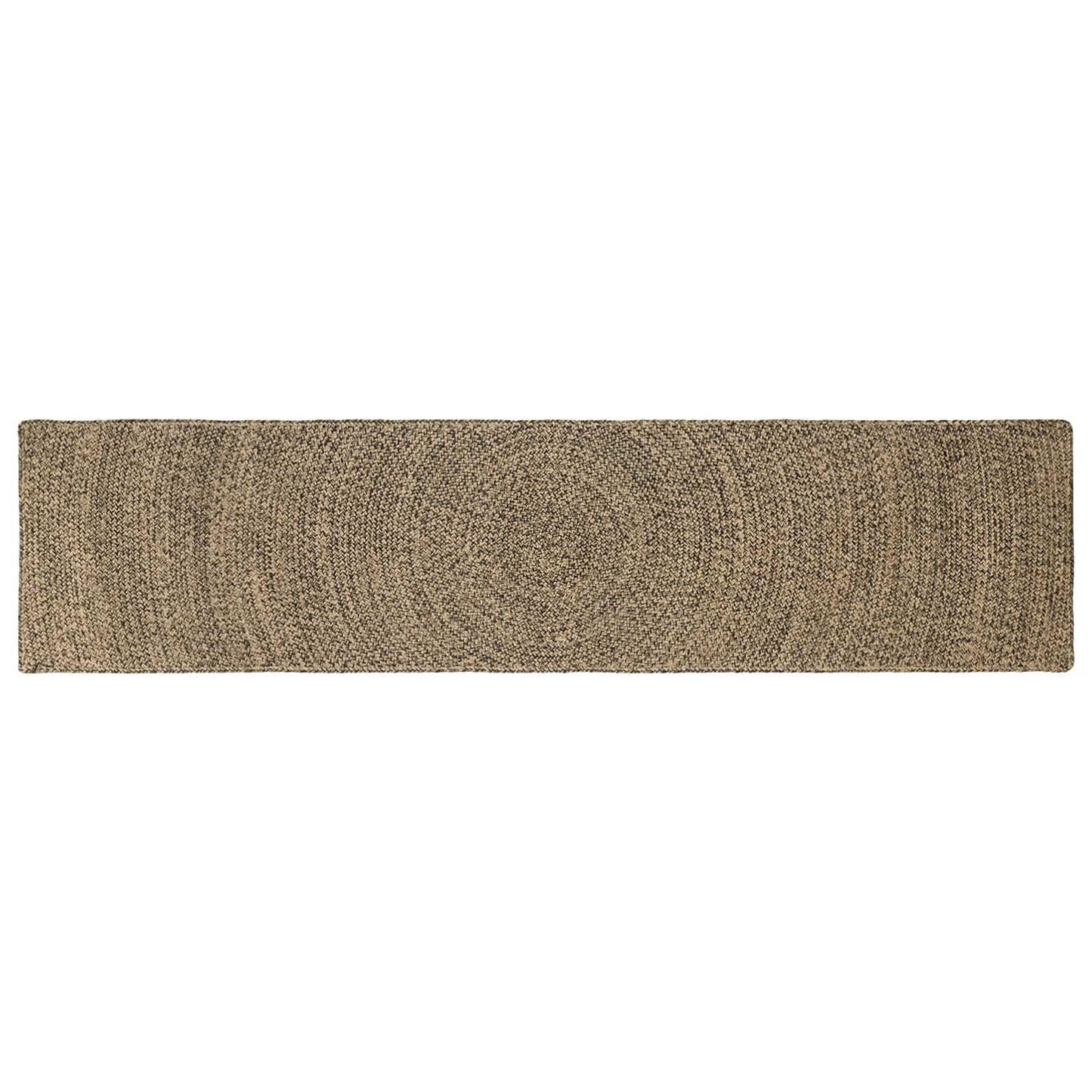 Area Rugs Natural and Black 60 x 200 cm Jute