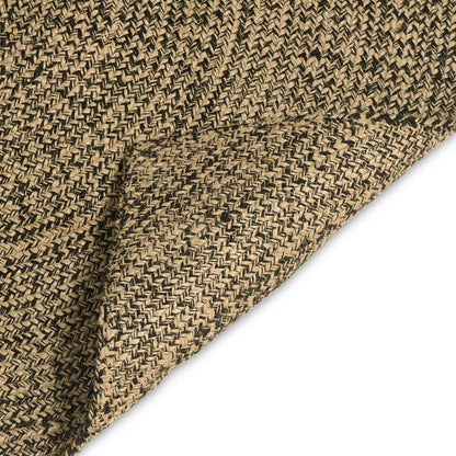 Area Rugs Natural and Black 80 x 250 cm Jute