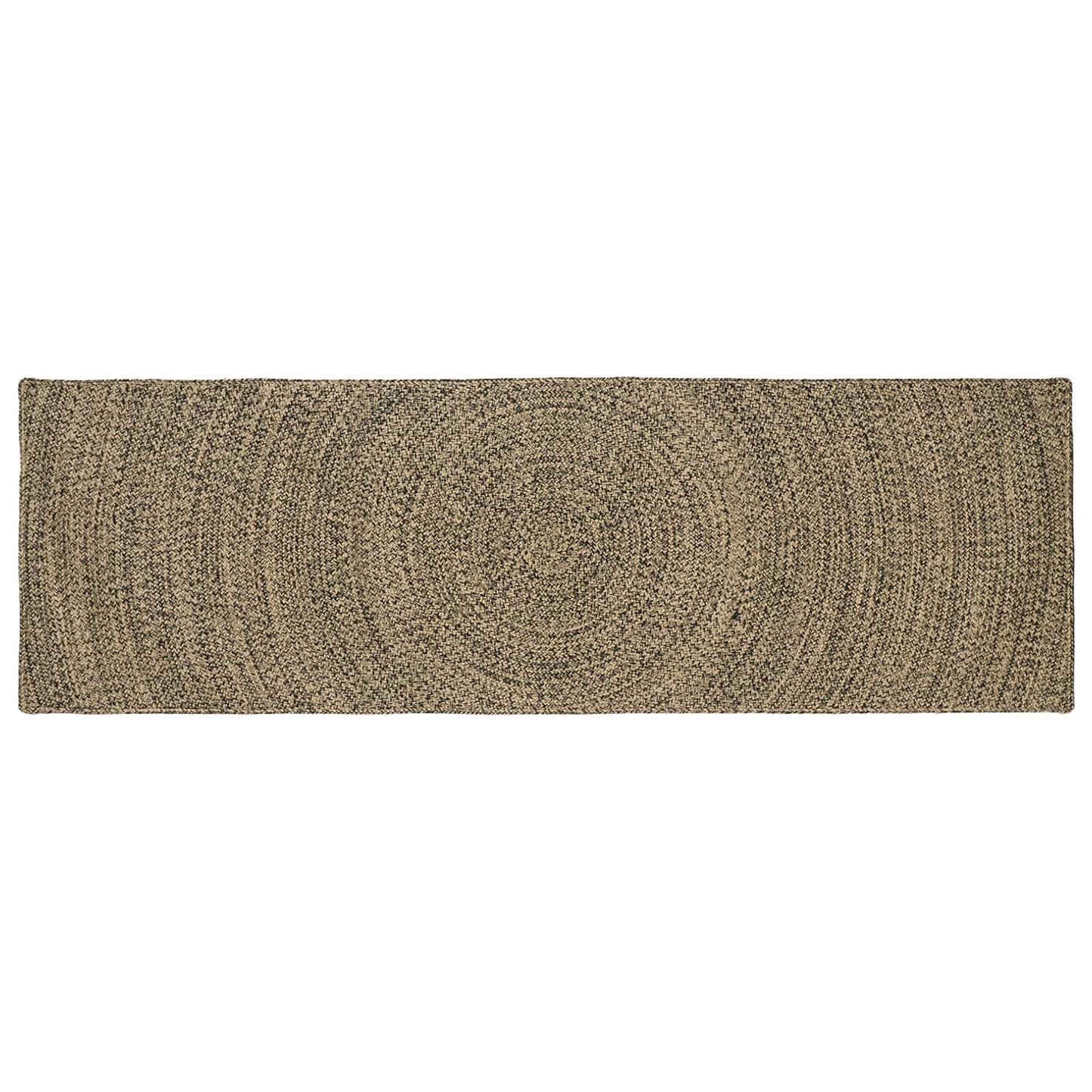 Area Rugs Natural and Black 80 x 300 cm Jute