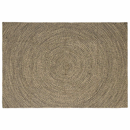 Area Rugs Natural and Black 200 x 290 cm Jute