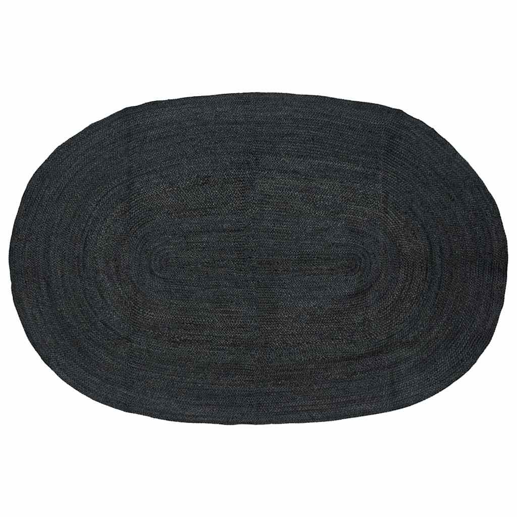 Area Rugs Dark Grey 152 x 245 cm Jute