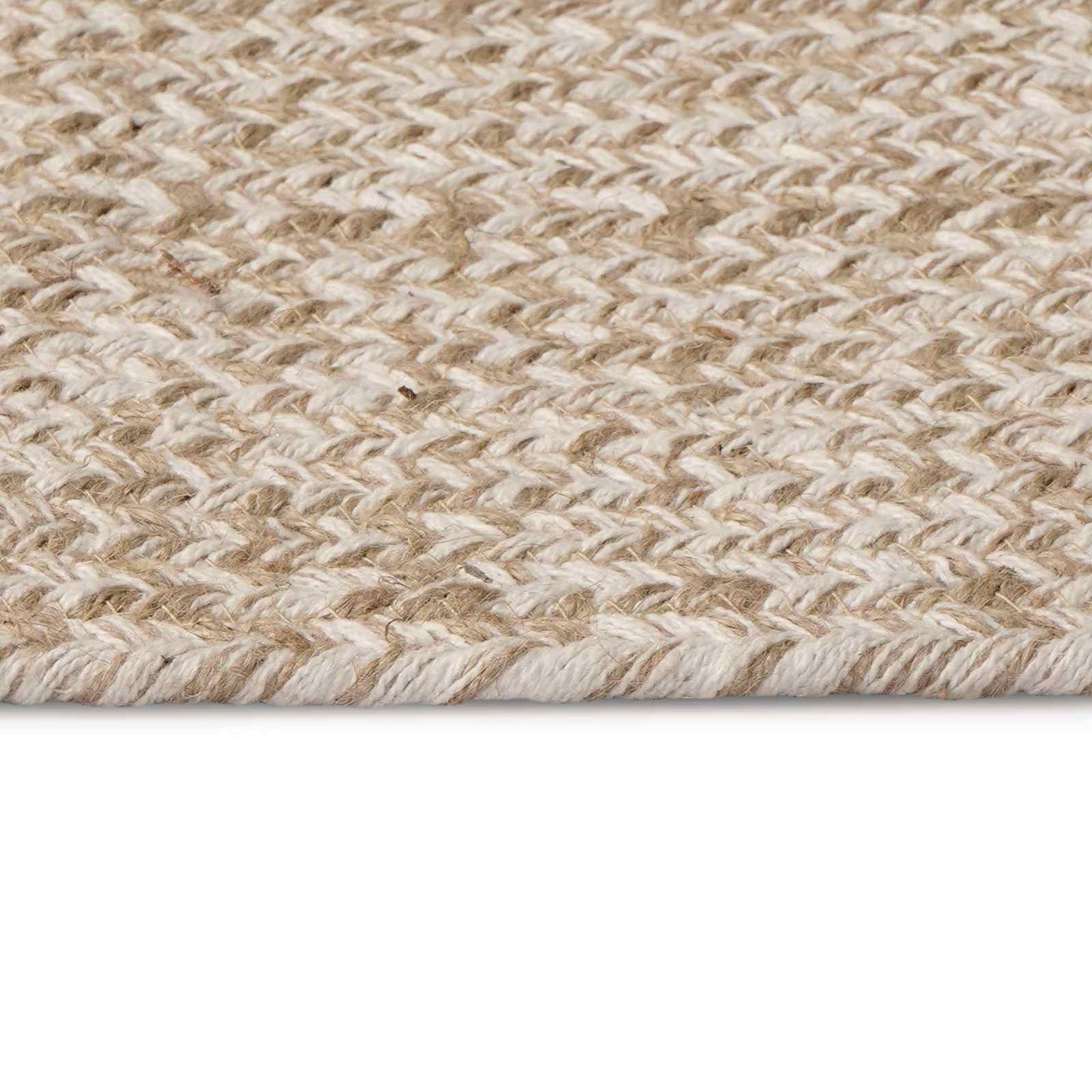Area Rugs White 100 x 152 cm Jute