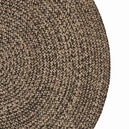 Area Rugs Black 122 x 183 cm Jute