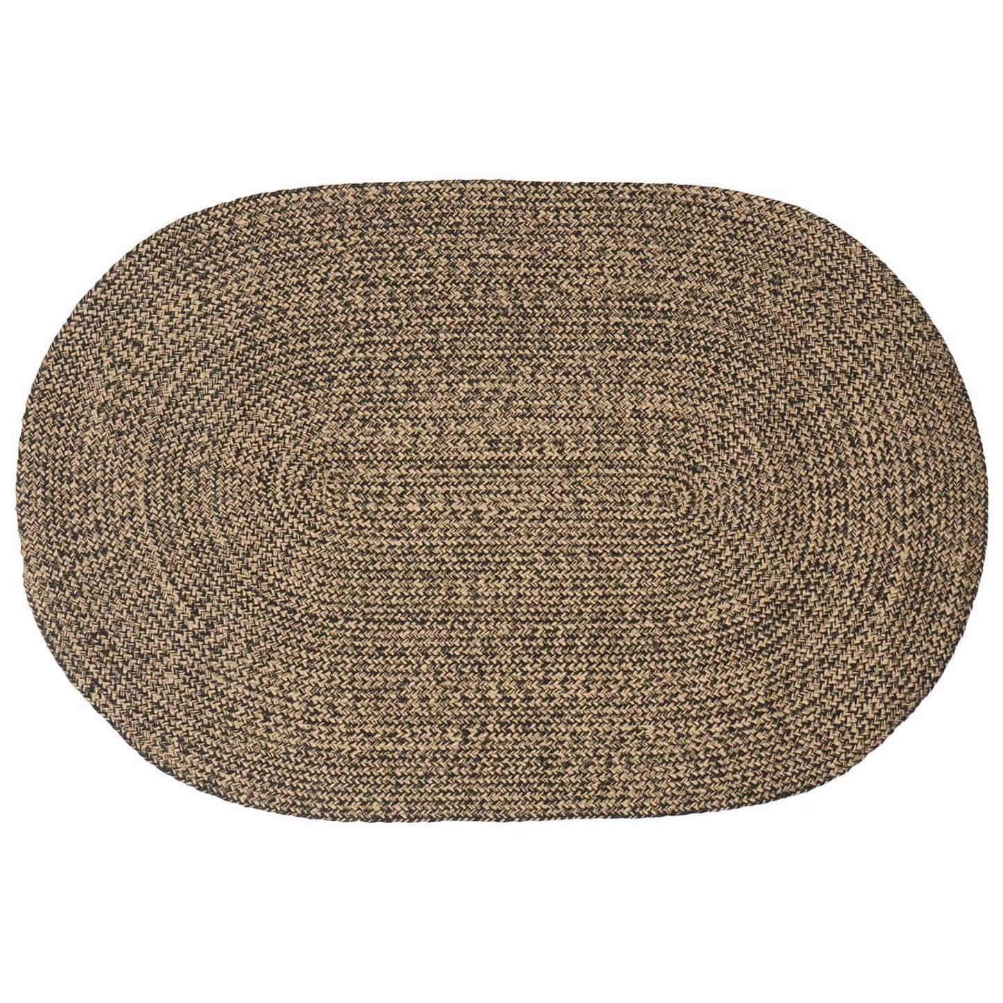 Area Rugs Black 122 x 183 cm Jute