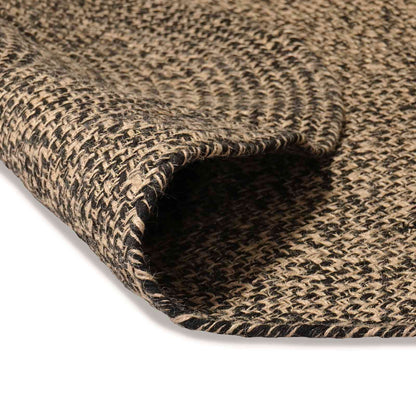Area Rugs Black 152 x 245 cm Jute