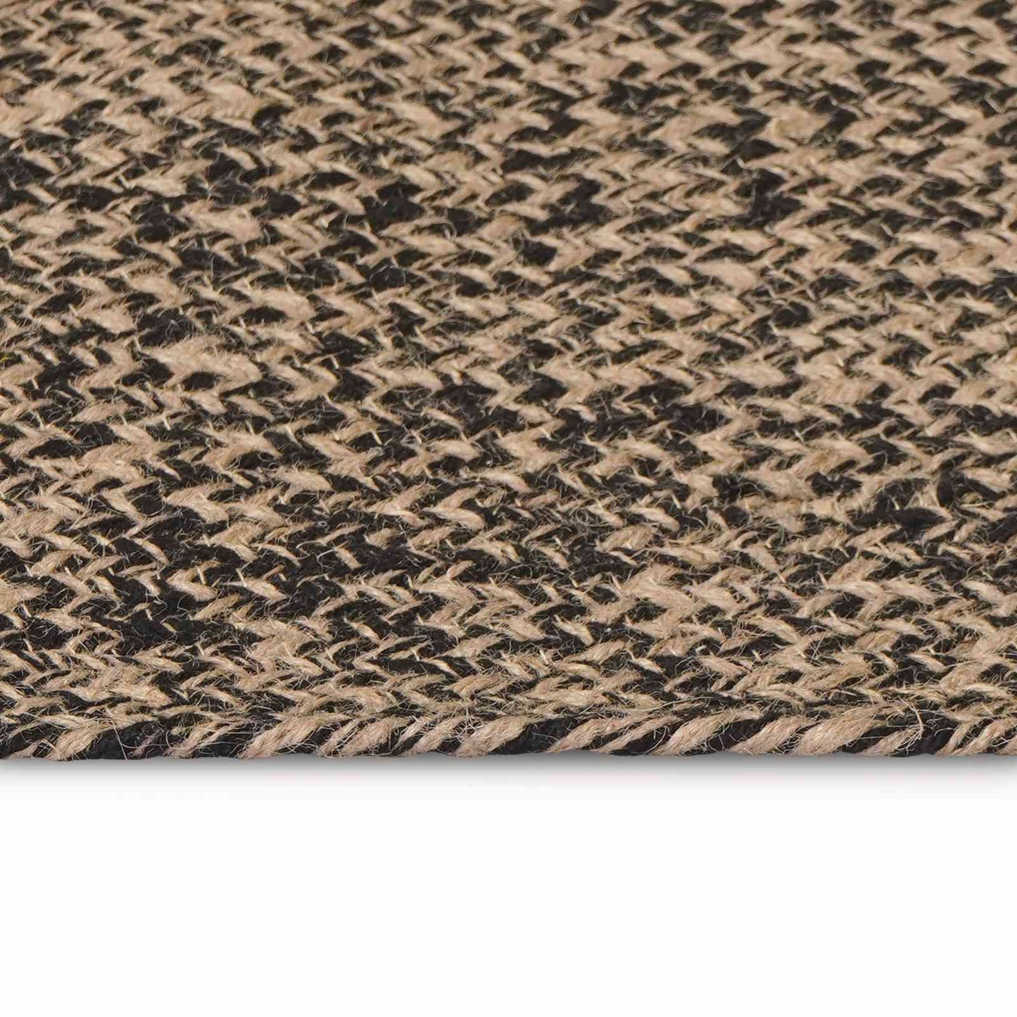 Area Rugs Black 152 x 245 cm Jute