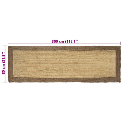 Area Rugs Grey 80 x 300 cm Jute