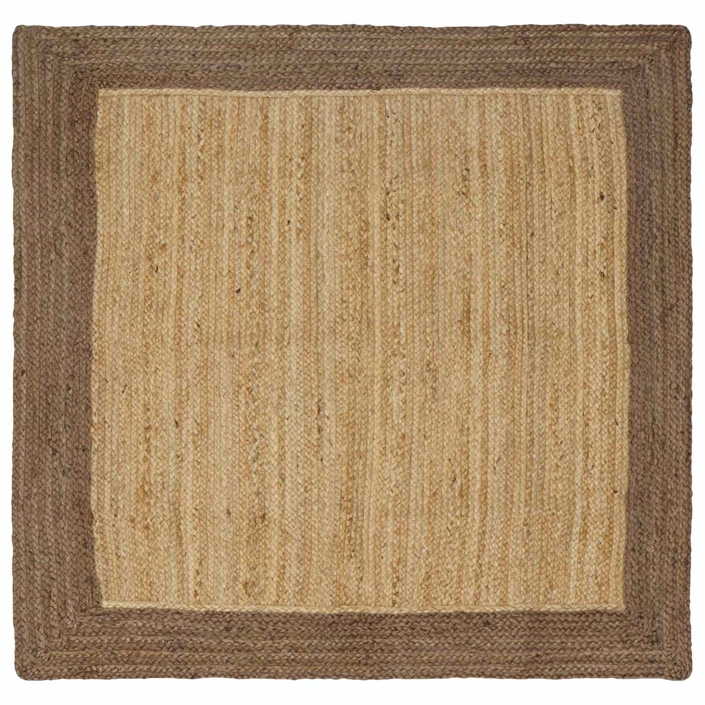 Area Rugs Grey 120 x 120 cm Jute